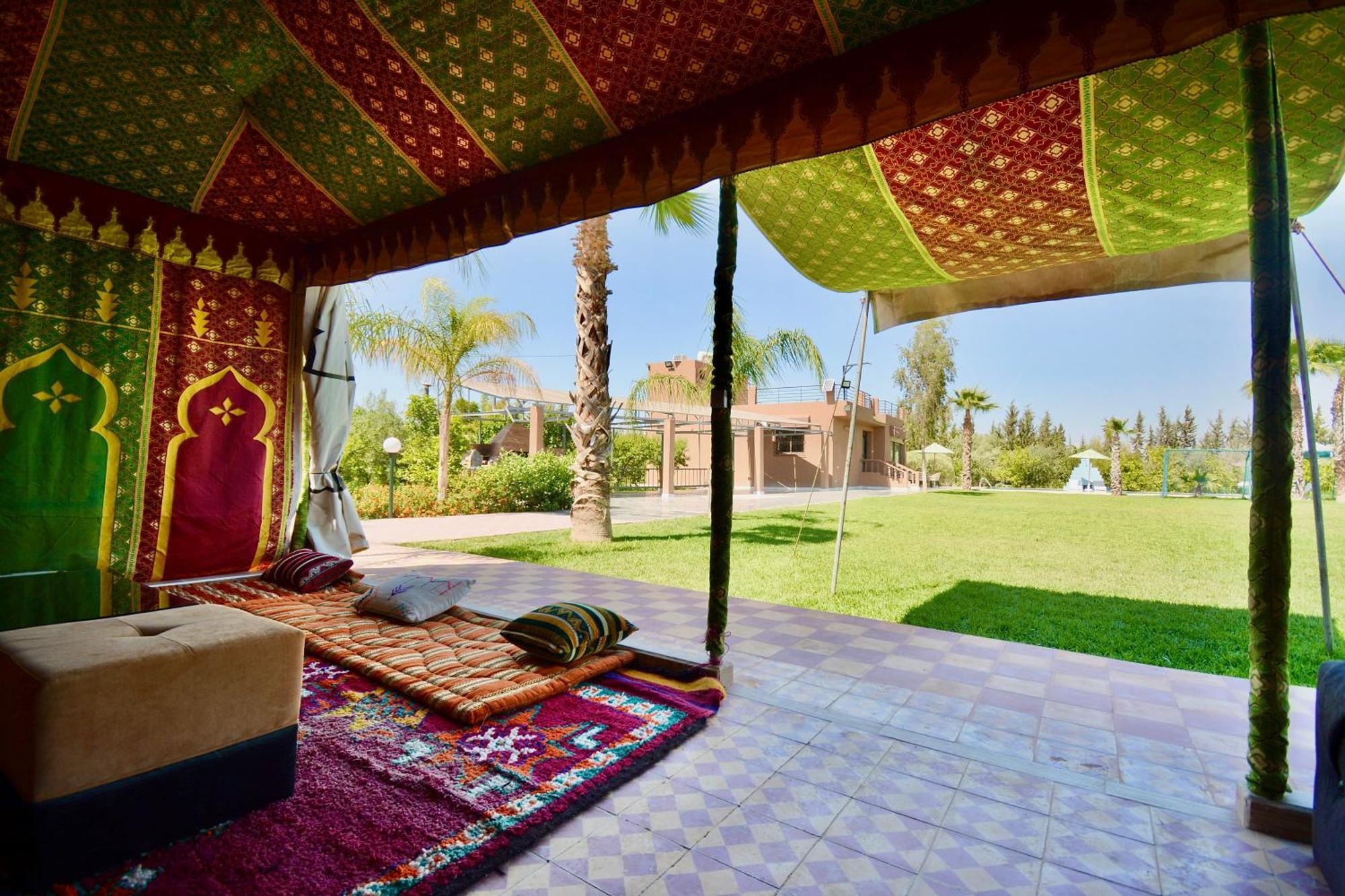 Ferme De Vacances Avec Une Grande Villa A Marrakech Марракеш Экстерьер фото