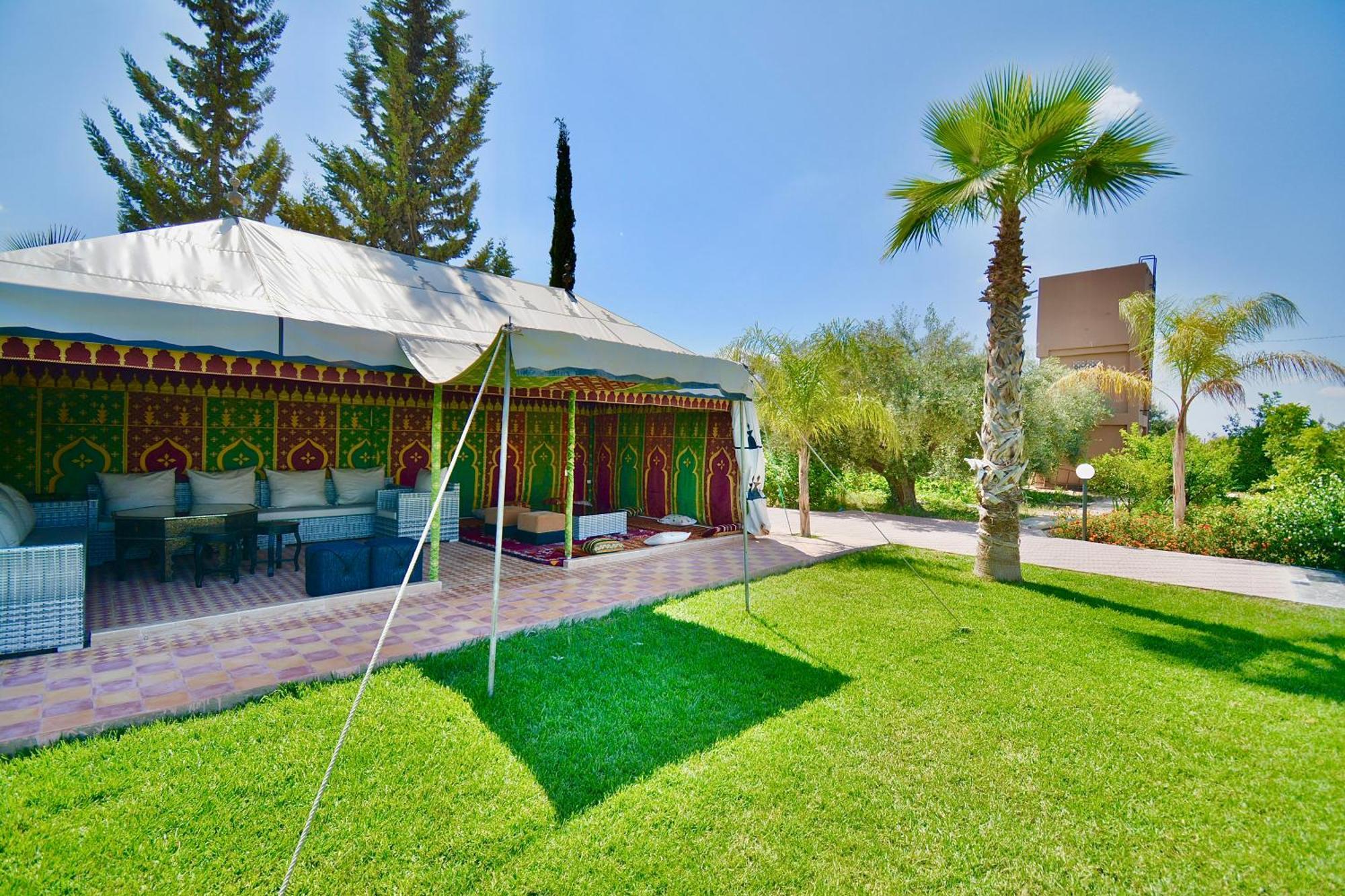 Ferme De Vacances Avec Une Grande Villa A Marrakech Марракеш Экстерьер фото