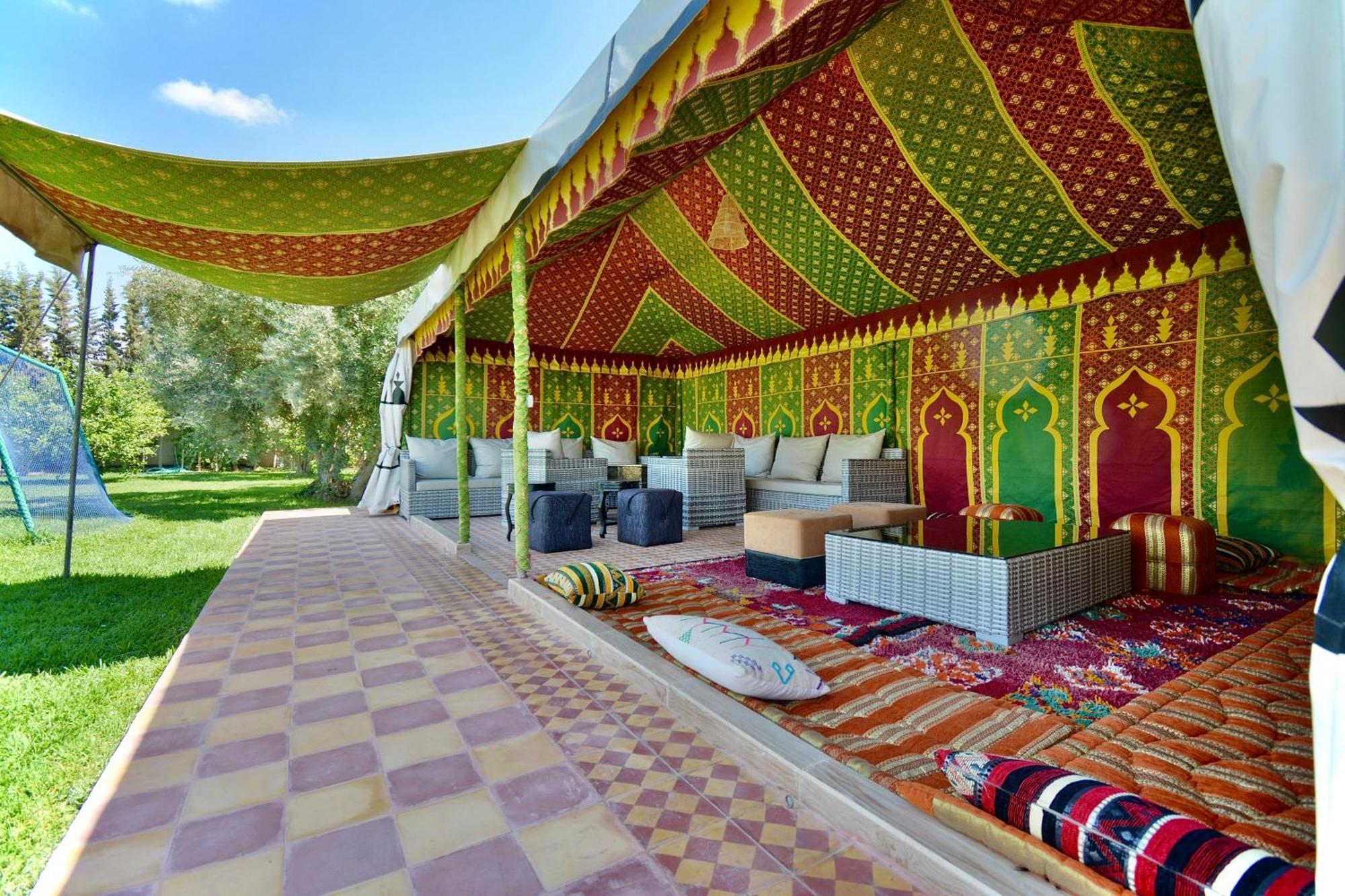 Ferme De Vacances Avec Une Grande Villa A Marrakech Марракеш Экстерьер фото